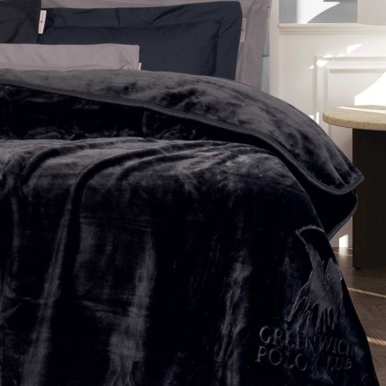 Κουβέρτα Βελουτέ Υπέρδιπλη Essential Blanket 3440 Velour Polo Club (220x240) 1Τεμ
