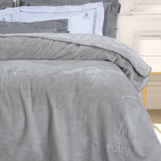 Κουβέρτα Βελουτέ Υπέρδιπλη Essential Blanket 3442 Velour Polo Club (220x240) 1Τεμ
