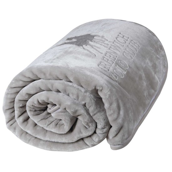 Κουβέρτα Βελουτέ Υπέρδιπλη Essential Blanket 3442 Velour Polo Club (220x240) 1Τεμ