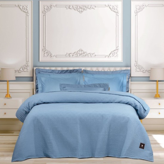 Κουβέρτα Πικέ Υπέρδιπλη Essential Solid 3457 Cotton Polo Club (220x240) 1Τεμ