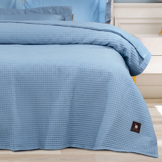 Κουβέρτα Πικέ Υπέρδιπλη Essential Solid 3457 Cotton Polo Club (220x240) 1Τεμ
