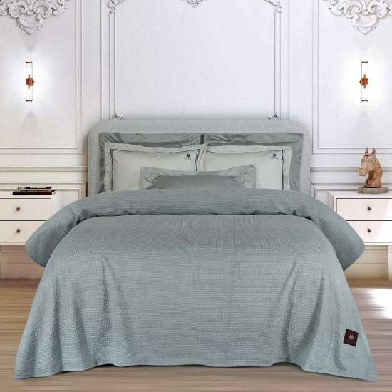 Κουβέρτα Πικέ King Size Essential 4457 Stonewashed Cotton Polo Club (240x260) 1Τεμ
