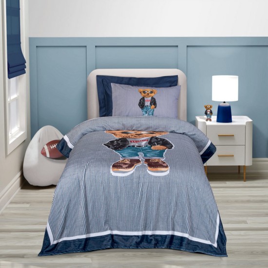 Κουβέρτα Fleece Παιδική Μονή Essential Junior 8838 Polo Club (160x220) 1Τεμ