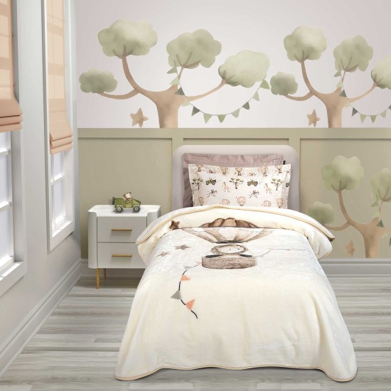 Κουβέρτα Βελουτέ Παιδική Μονή Essential Junior 8860 Cotton Polo Club (160x220) 1Τεμ