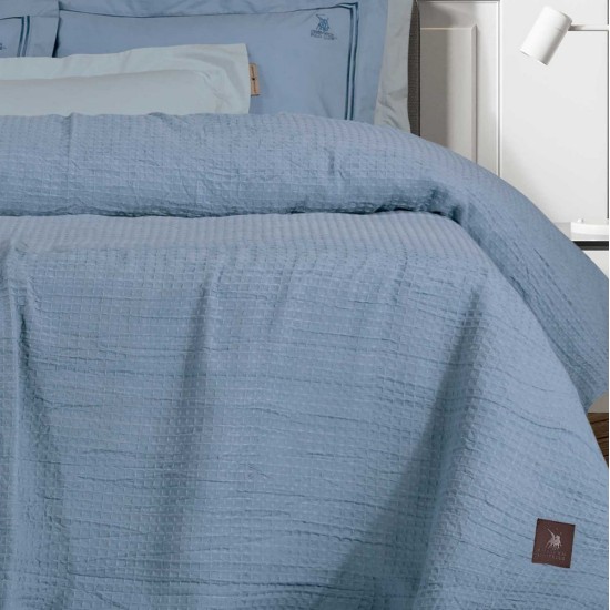 Κουβέρτα Πικέ Υπέρδιπλη Essential Blanket Solid 3400 Polo Club (230x250) 1Τεμ