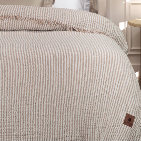 Κουβερλί Υπέρδιπλο Essential Muslin 3468 Cotton Polo Club (220x240) 1Τεμ Κουβερλί Υπέρδιπλο Essential Muslin 3468 Cotton Polo Club (220x240) 1Τεμ