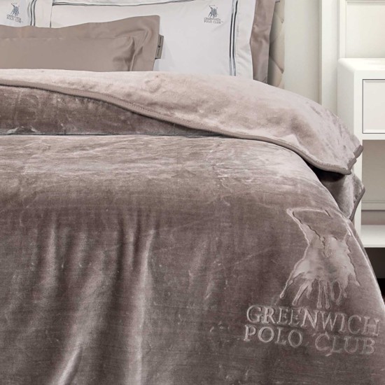 Κουβέρτα Βελουτέ Μονή Essential Blanket 3497 Supersoft Polo Club (160x240) 1Τεμ