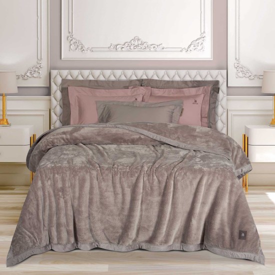 Κουβέρτα Βελουτέ King Size Essential Blanket 3973 Supersoft Polo Club (240x250) 1Τεμ