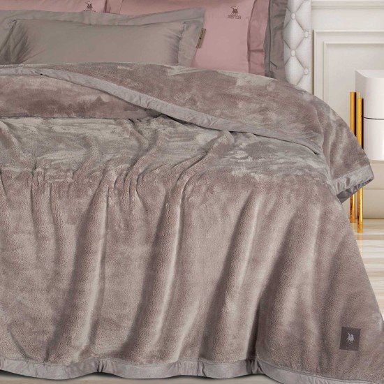 Κουβέρτα Βελουτέ King Size Essential Blanket 3973 Supersoft Polo Club (240x250) 1Τεμ