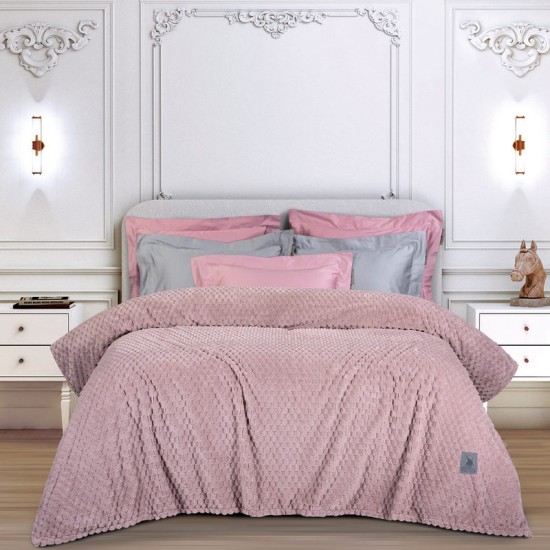 Κουβέρτα Fleece Υπέρδιπλη Essential 3474 Polo Club (220x240) 1Τεμ