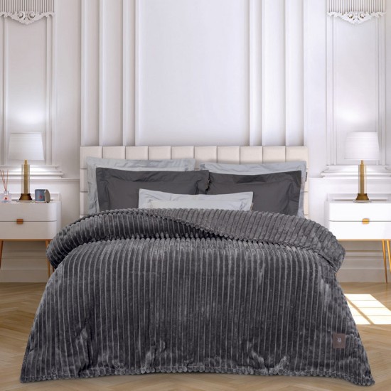 Κουβέρτα Fleece Υπέρδιπλη Essential 3486 Polo Club (220x240) 1Τεμ