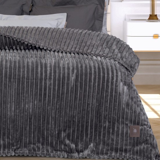 Κουβέρτα Fleece Υπέρδιπλη Essential 3486 Polo Club (220x240) 1Τεμ