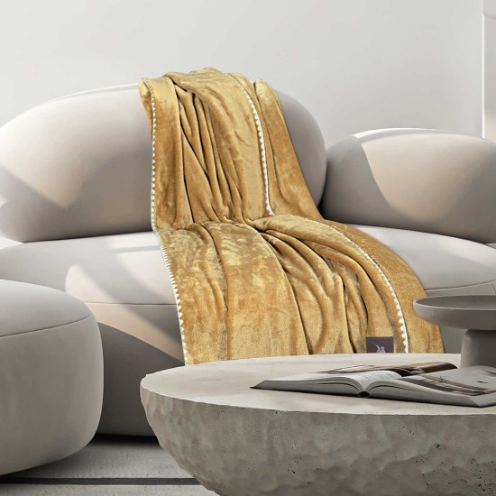 Κουβέρτα Fleece Καναπέ Essential Blanket 4441 Polo Club (130x170) 1Τεμ