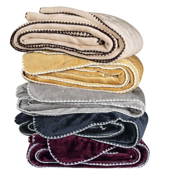 Κουβέρτα Fleece Μονή Essential Blanket 4440 Polo Club (170x240) 1Τεμ