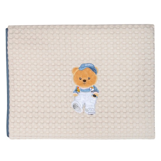 Κουβέρτα Πικέ Αγκαλιάς Essential Baby Prints 8842 Cotton Polo Club (75x110) 1Τεμ Κουβέρτα Πικέ Αγκαλιάς Essential Baby Prints 8842 Cotton Polo Club (75x110) 1Τεμ