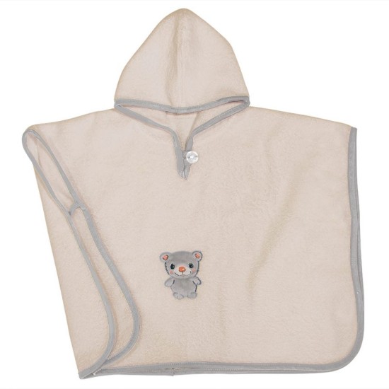 Πόντζο Βρεφικό Essential Baby 2910 Με Κέντημα Cotton Polo Club (45x60) 1Τεμ