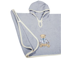 Πόντσο Βρεφικό Με κέντημα Essential Baby 2937 Cotton Polo Club (40x60) 1Τεμ