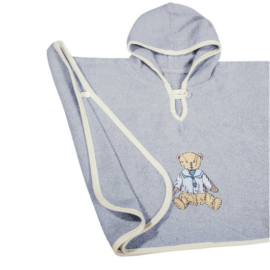 Πόντσο Βρεφικό Με κέντημα Essential Baby 2937 Cotton Polo Club (40x60) 1Τεμ