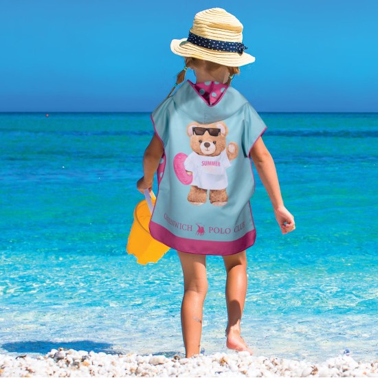 Poncho Θαλάσσης Παιδικο Essential Junior 5223 Micro Polo Club (50x115) 1Τεμ
