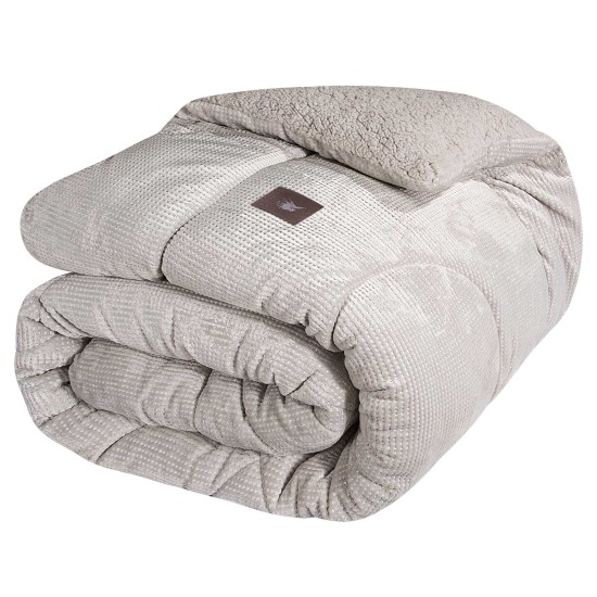 Κουβερτοπάπλωμα Με Sherpa Μονό Essential Blanket 3955 Flannel Polo Club (160x220) 1Τεμ
