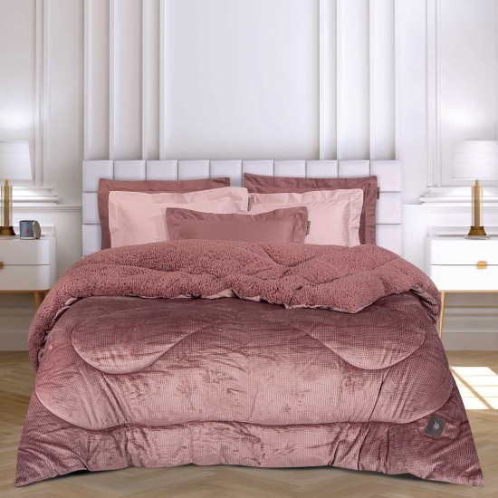 Κουβερτοπάπλωμα Με Sherpa Μονό Essential Blanket 3957 Flannel Polo Club (160x220) 1Τεμ