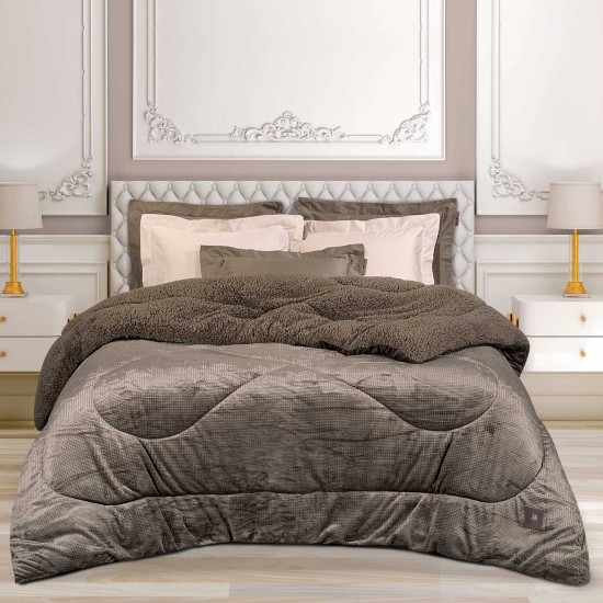 Κουβερτοπάπλωμα Με Sherpa Υπέρδιπλο Essential Blanket 3958 Flannel Polo Club (220x240) 1Τεμ