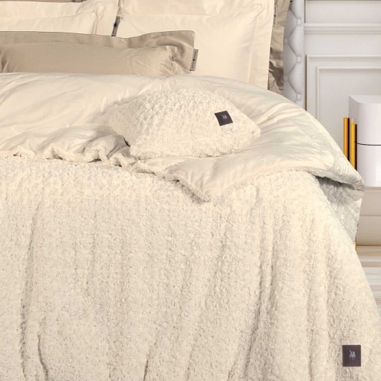 Κουβερτοπάπλωμα King Size Essential Blanket 3960 Rabbit Faux Micromink Polo Club (240x250) 1Τεμ
