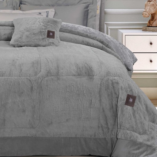 Κουβερτοπάπλωμα King Size Essential Blanket 3964 Rabbit Faux Velvet Polo Club (240x250) 1Τεμ