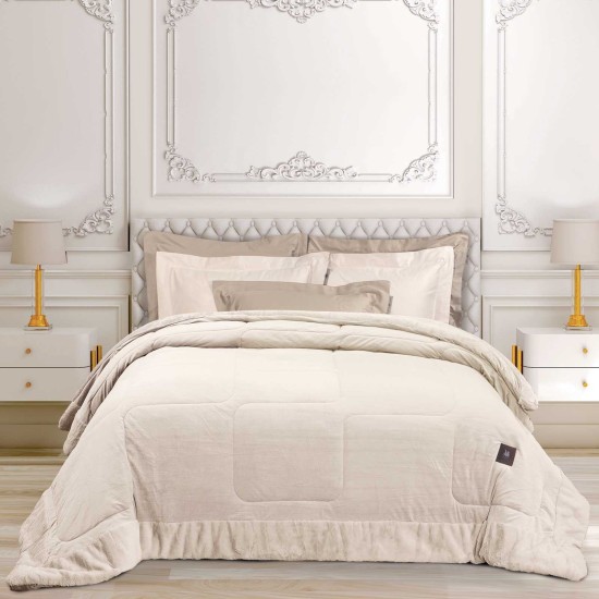 Κουβερτοπάπλωμα King Size Essential Blanket 3965 Rabbit Faux Velvet Polo Club (240x250) 1Τεμ