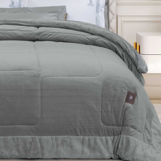 Κουβερτοπάπλωμα King Size Essential Blanket 3967 Rabbit Faux Velvet Polo Club (240x250) 1Τεμ