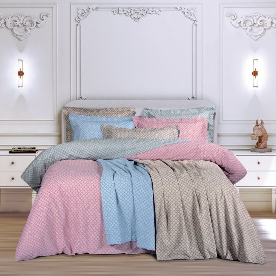 Κατωσέντονο Υπέρδιπλο Loft Print 2511 Polo Club (160x200+35) Με Λάστιχο 1Τεμ