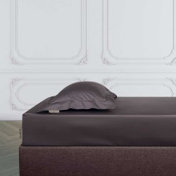 Κατωσέντονο King Size Cozy Bedroom Solid 2256 Cotton Satin Polo Club (180x200+35) Με Λάστιχο 1Τεμ