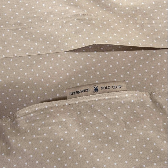 Πανωσέντονο Υπέρδιπλο Loft Dots 2392 Cotton Polo Club (240x260) 1Τεμ