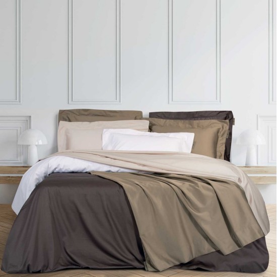 Πανωσέντονο King Size Cozy Bedroom Solid 2256 Cotton Satin Polo Club (270x280) 1Τεμ