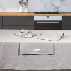 Τραπεζομάντηλο Essential Kitchen 2638 Solid Stonewashed Cotton Polo Club (140x240) 1Τεμ