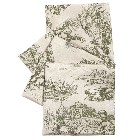 Πετσέτες Φαγητού Σετ Essential kitchen 3015 Jacquard Polo Club (40x40) 4Τεμ