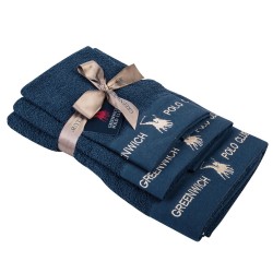 Πετσέτες Με Κέντημα Σετ Essential Towel 2666 Cotton Polo Club 3Τεμ