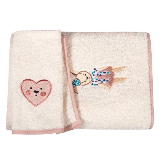 Πετσέτες Βρεφικές Essential Baby 8859 Cotton Polo Club 2Τεμ