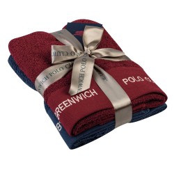 Πετσέτες Με Κέντημα Προσώπου Σετ Essential Towel 2665 Cotton Polo Club (50x90) 2Τεμ