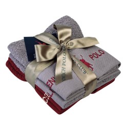 Πετσέτες Με Κέντημα Χεριών Σετ Essential Towel 2670 Cotton Polo Club (30x50) 4Τεμ
