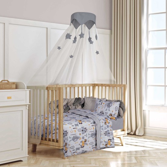 Σεντόνια Βρεφικά Κούνιας Σετ Essential Baby 8861 Cotton Polo Club (130x170) 3Τεμ