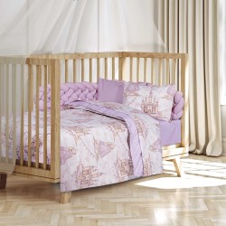 Σεντόνια Βρεφικά Κούνιας Σετ Essential Baby 8862 Cotton Polo Club (130x170) 3Τεμ