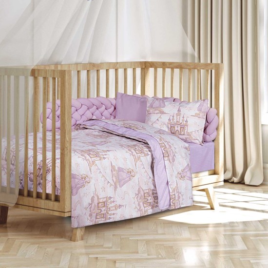 Σεντόνια Βρεφικά Κούνιας Σετ Essential Baby 8862 Cotton Polo Club (130x170) 3Τεμ