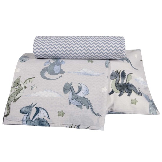 Σεντόνια Βρεφικά Κούνιας Σετ Essential Baby 8863 Cotton Polo Club (130x170) 3Τεμ