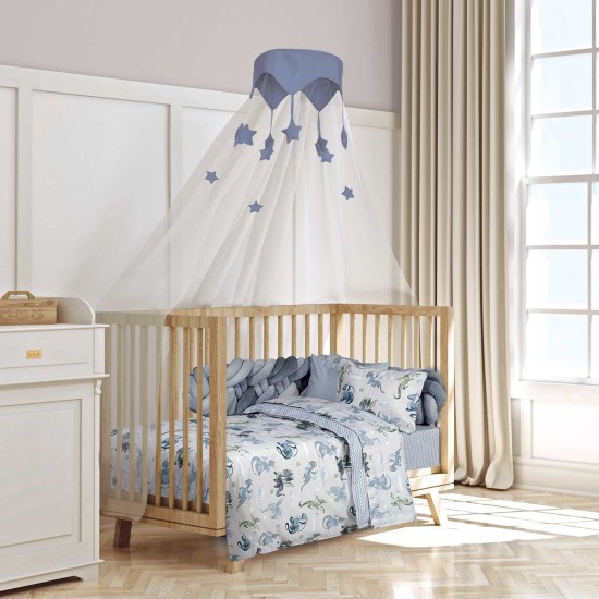 Σεντόνια Βρεφικά Κούνιας Σετ Essential Baby 8863 Cotton Polo Club (130x170) 3Τεμ