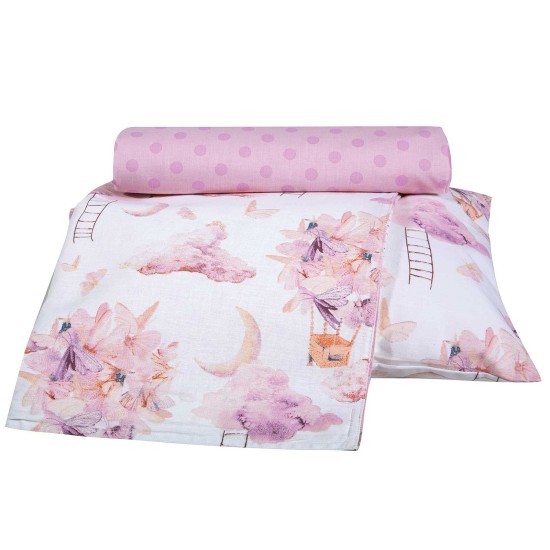 Σεντόνια Βρεφικά Κούνιας Σετ Essential Baby 8864 Cotton Polo Club (130x170) 3Τεμ