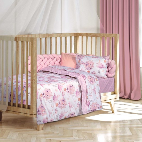 Σεντόνια Βρεφικά Κούνιας Σετ Essential Baby 8864 Cotton Polo Club (130x170) 3Τεμ