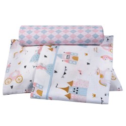 Σεντόνια Βρεφικά Κούνιας Σετ Essential Baby 8865 Cotton Polo Club (130x170) 3Τεμ