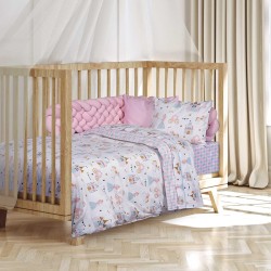 Σεντόνια Βρεφικά Κούνιας Σετ Essential Baby 8865 Cotton Polo Club (130x170) 3Τεμ