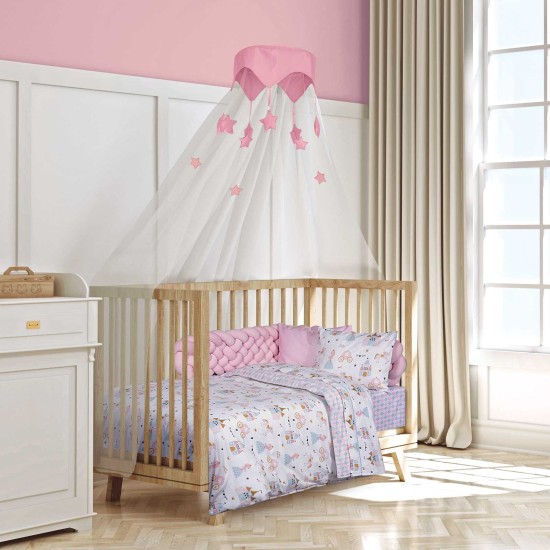 Σεντόνια Βρεφικά Κούνιας Σετ Essential Baby 8865 Cotton Polo Club (130x170) 3Τεμ